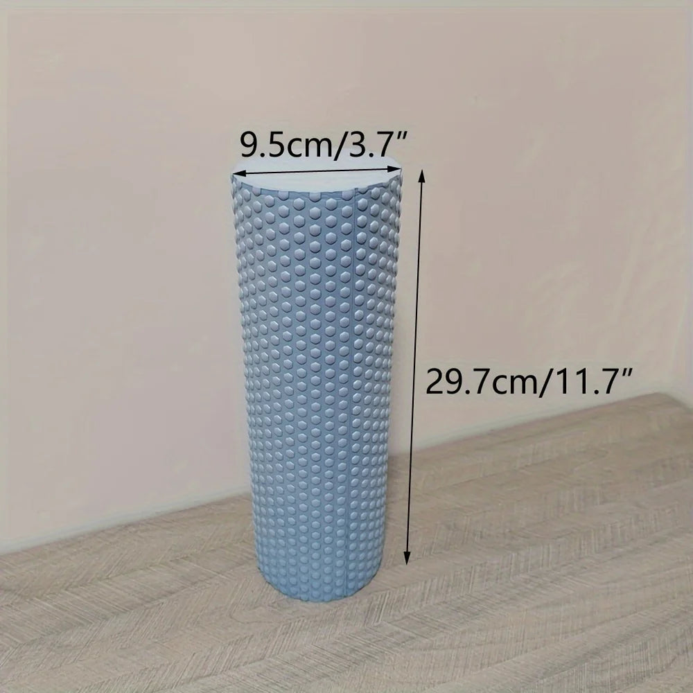 Yoga-Roller aus Schaumstoff – 29,7 cm Länge, strukturierte Oberfläche für Muskelentspannung